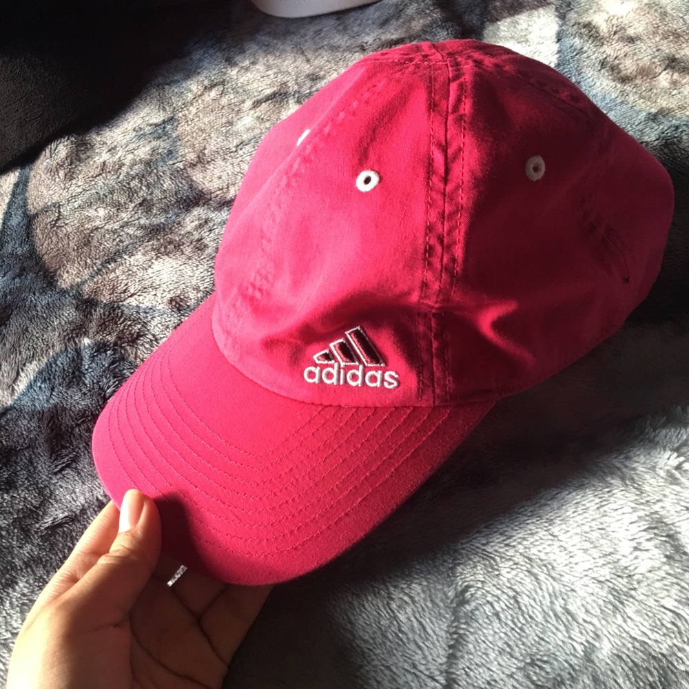 Pink Adidas hat